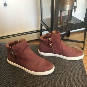 Kenneth Cole gentle souls suede high top sneakers